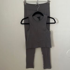 Grey athletic lounge set
